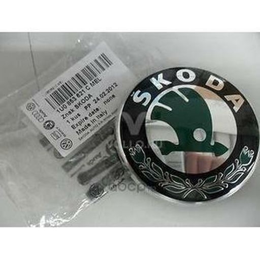 Skoda Octavia 1997-2012 Model Arası Ön Kaput - Arka Bağaj Kapağı Logosu Orijinal